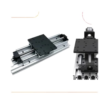XYZ Axis SBR16 Linear Sliding Table Module 100-1000mm Effective Moving Length with SFU1605 SFU1610 Ballscrew for CNC Engraver