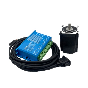New 1 Set Nema23 Close Loop Stepper Motor 1.2/2/2.2/2.5/3Nm & HBS57 Servo Driver 24-80VDC 18-60VAC & 3/5/8 Meters Encoder Cable