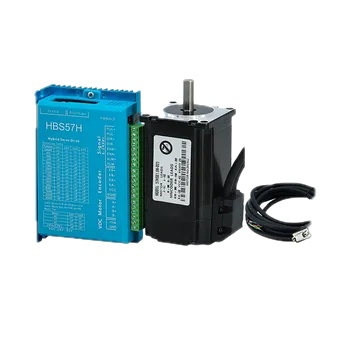 MHTNC 1 Set Nema23 285oz-in Close Loop Stepper Motor 2Nm & HBS57H Servo Driver 24-80v & 3 Meters Encoder Cable