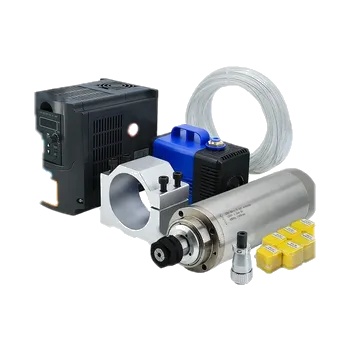 New 1.5KW Water Cooled Spindle Motor Kits & 1.5kw VFD Inverter 24000rpm ER11 Collets for CNC Router Engraving Milling Machine