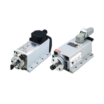 Air Cooling Square Spindle 2.2KW 110V/220V/380V 3phase 24000RPM ER20 with Junction Box or Aviation Plug for CNC Engraving Router