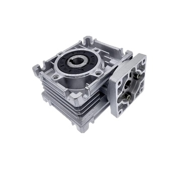 MHTNC 5:1 To 80:1 Worm Gear Reducer NMRV030 High Torque Gearbox Input 6.35/8mm Output 14mm with 60mm Flange for Nema23 Motor