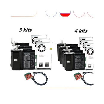 High Torque CNC DC Motor KIT Nema34 3.5Nm 4.5Nm 5Nm 6.8Nm 8.5Nm 12Nm Stepper Motor & DM860H Driver & 400w Power & Controller