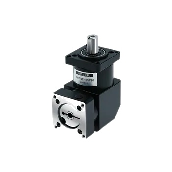 MHTNC PXW57 Rigth Angle Planetary Rudecer Input 8mm Output 14mm with Ratio 4/5/10 Suit Nema23 for CNC Stepper Servo Motor Reduce