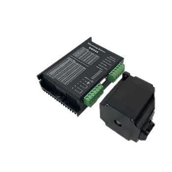 MHTNC Nema23 56mm Stepper Motor 1.2N.m 3A 4-lead with TB6600 / DM542 / DM556 / DM556D Hybrid Step Driver Kit for 3D Printer CNC