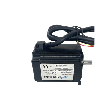 MHTNC Nema23 Stepper Motor 76mm 3A 57HS76 Torque 1.8Nm DC Shaft Diameter 6.35/8mm for CNC Engraving Milling Machine 3D Printer
