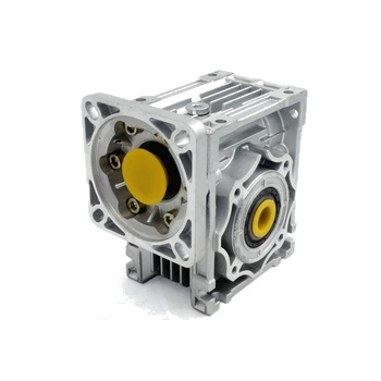 High Torque Worm Reducer for DC Motor 130mmx130mm NMRV063 Ratio 7.5/10/15/20/25/30/40/50/60/80/100 Input 19/22/24mm Output 25mm